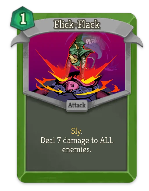 Flick-Flack card art