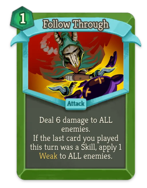Follow Through card art