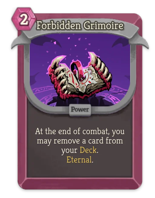 Forbidden Grimoire card art