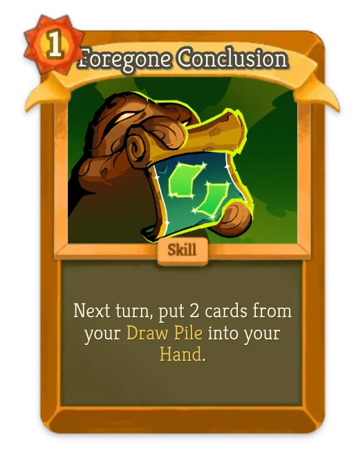Foregone Conclusion card art