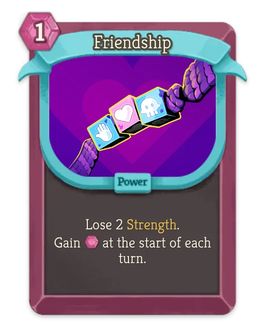 Friendship card art