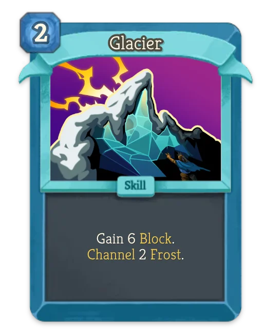 Glacier card art