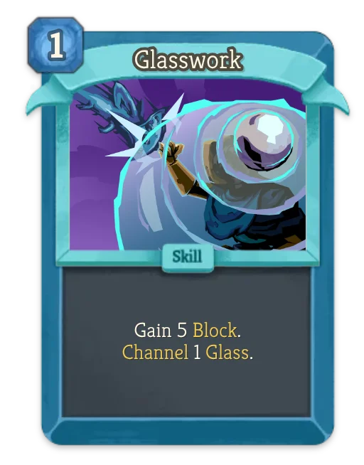 Glasswork card art