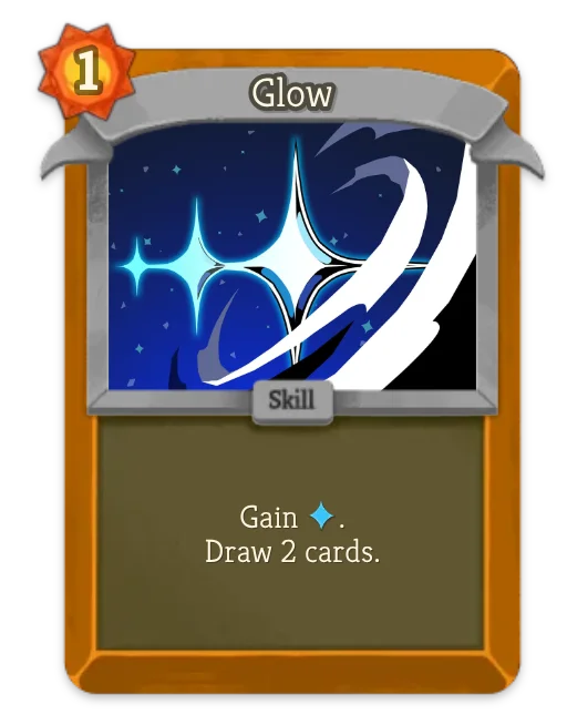 Glow card art