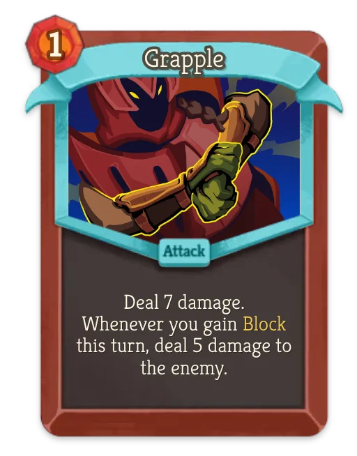 Grapple card art