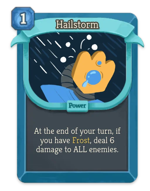 Hailstorm card art