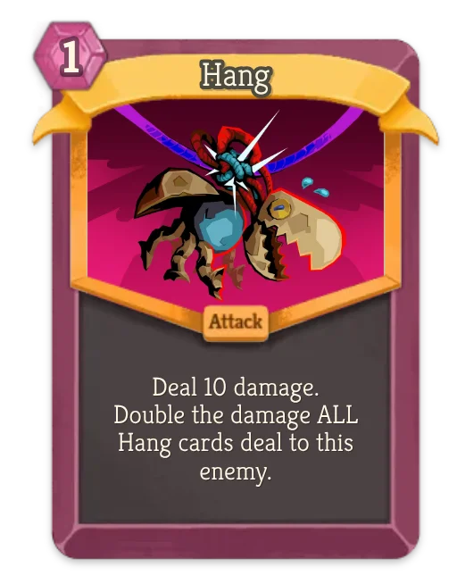 Hang card art