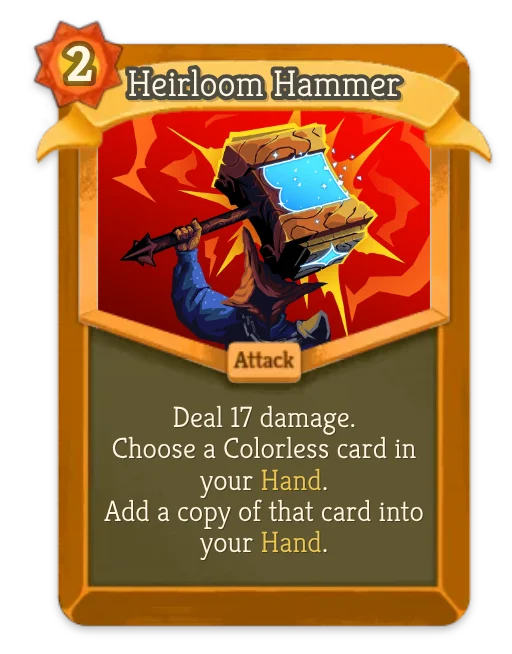 Heirloom Hammer card art