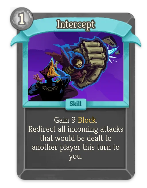 Intercept card art