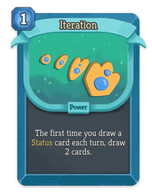 Iteration card art