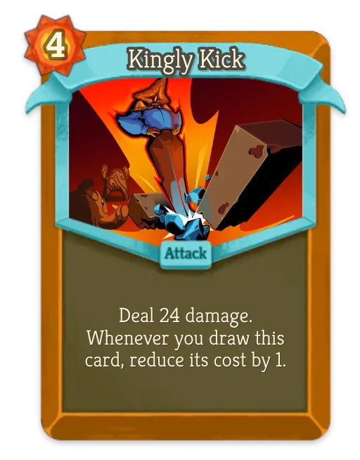Kingly Kick card art