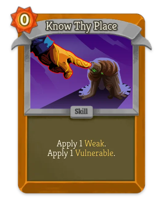 Know Thy Place card art