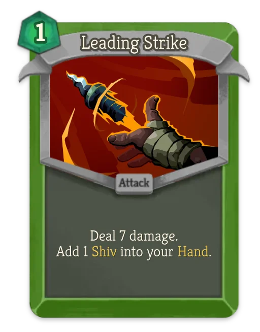 Leading Strike card art