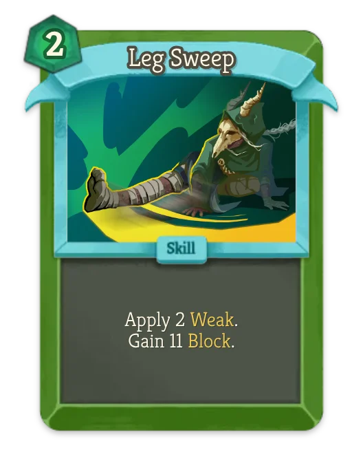 Leg Sweep card art