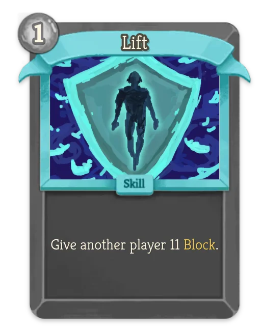 Lift card art