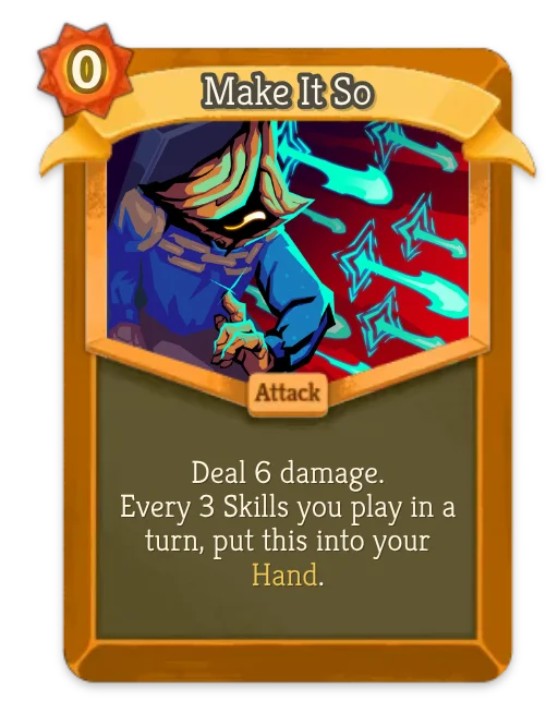 Make It So card art