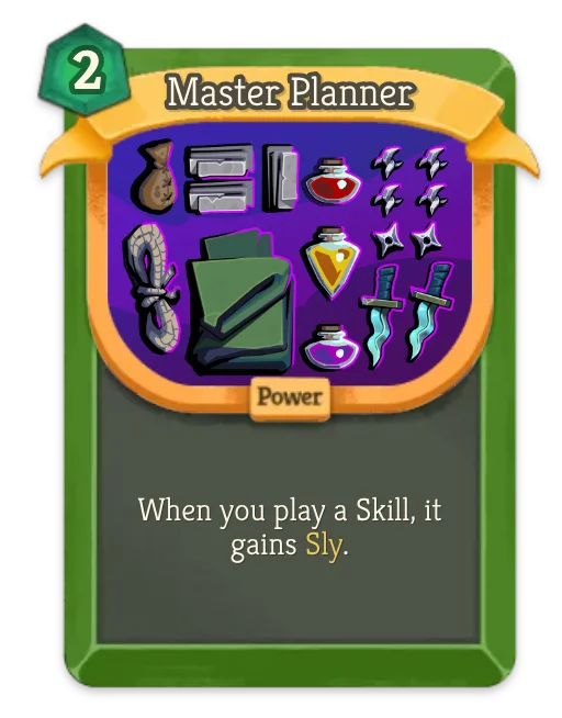 Master Planner card art