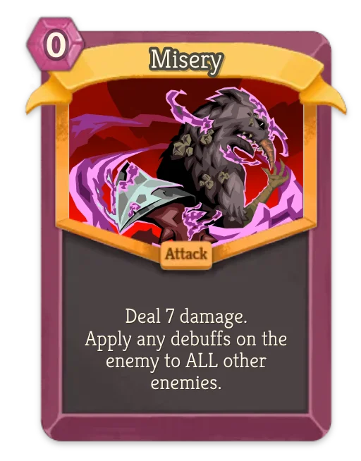 Misery card art