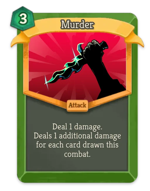 Murder card art