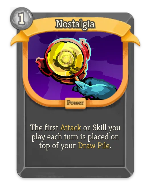 Nostalgia card art
