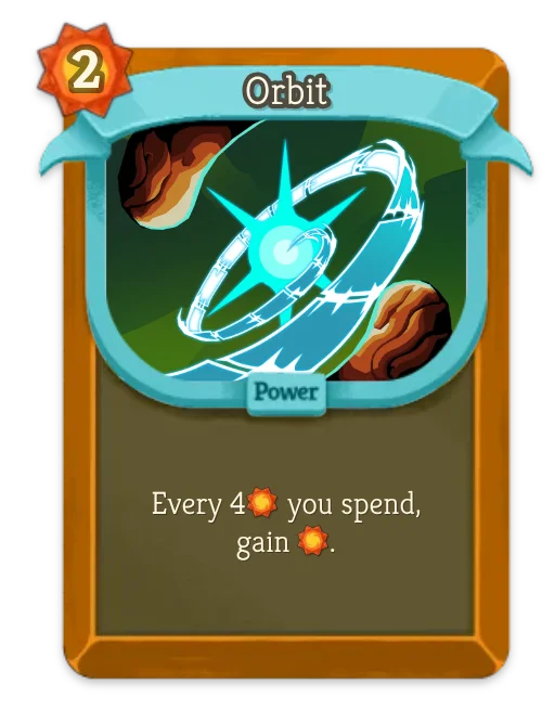 Orbit card art
