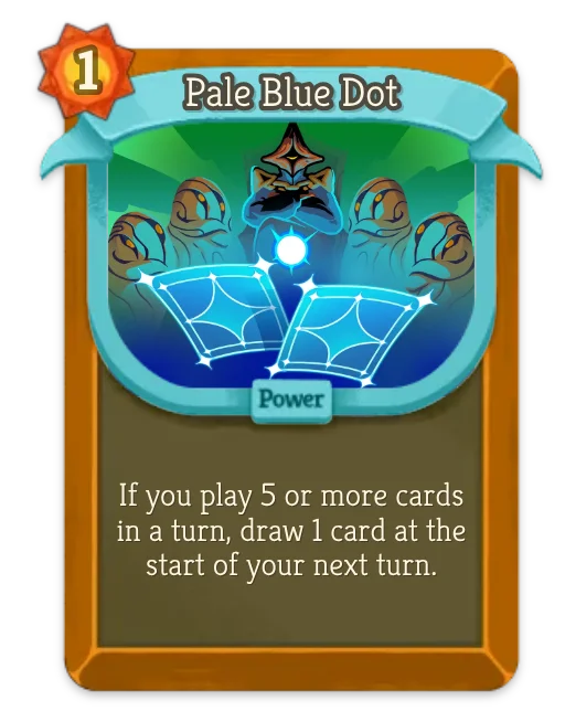 Pale Blue Dot card art
