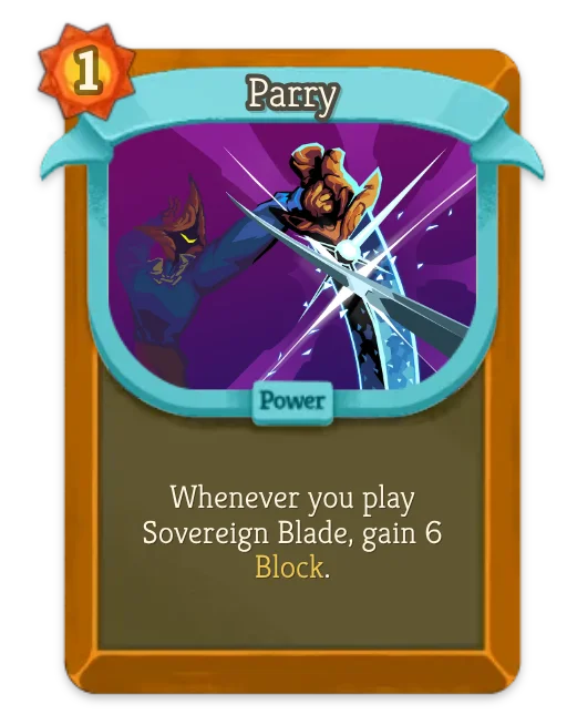 Parry card art