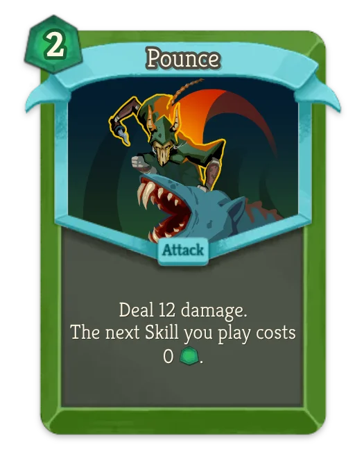 Pounce card art
