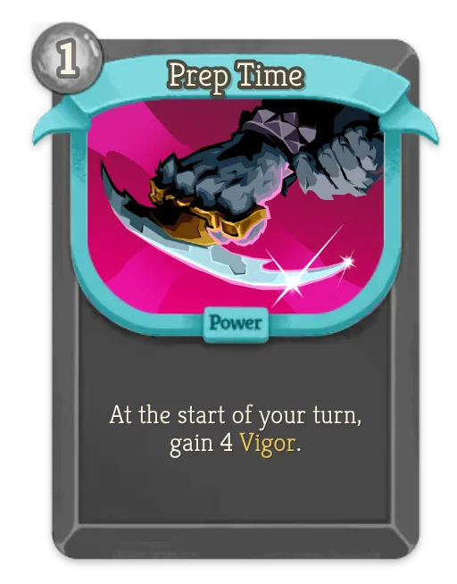Prep Time card art