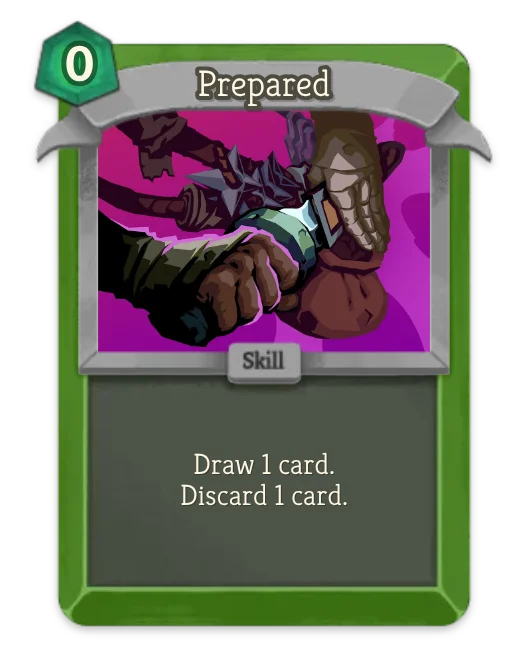 Prepared card art