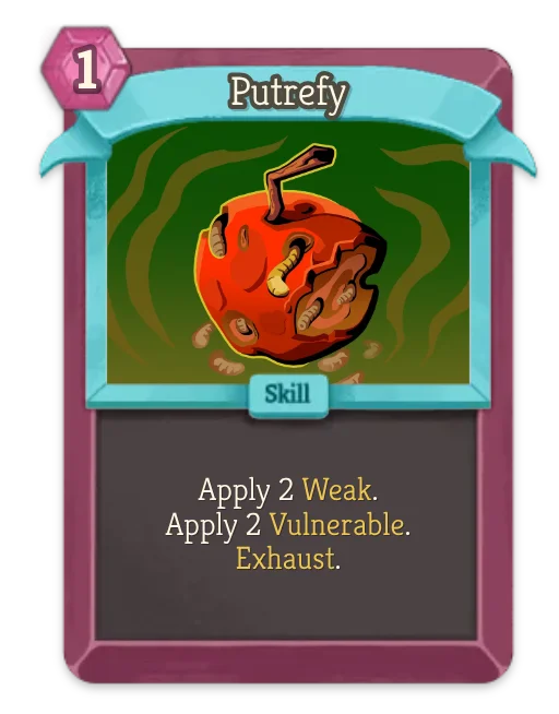 Putrefy card art