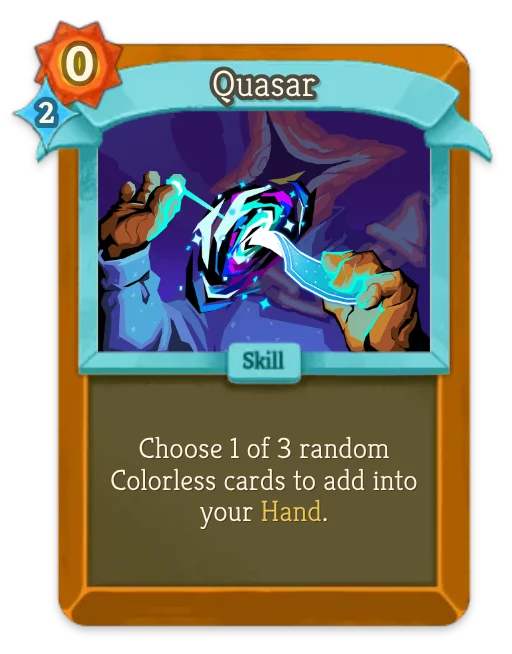 Quasar card art