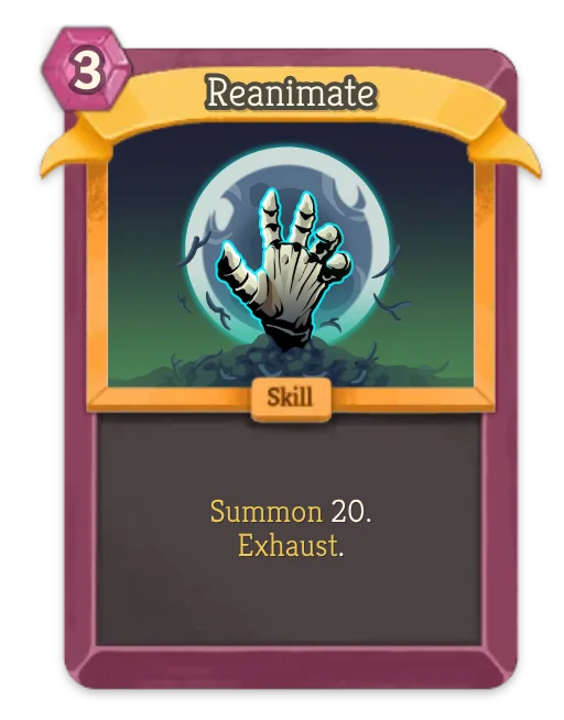 Reanimate card art