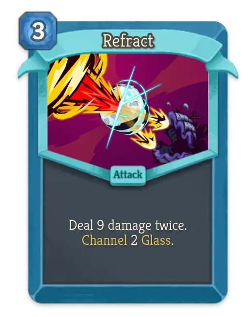 Refract card art