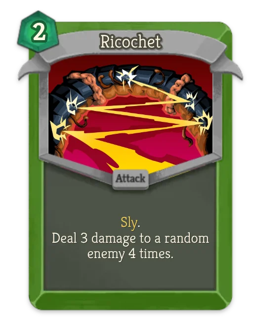 Ricochet card art