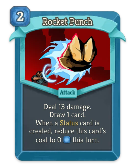 Rocket Punch card art