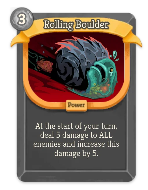 Rolling Boulder card art