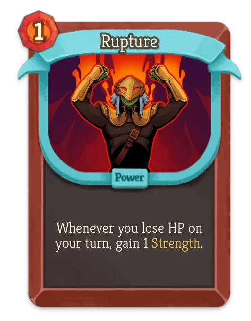 Rupture card art