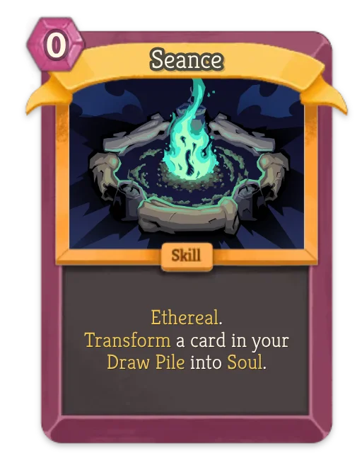 Seance card art