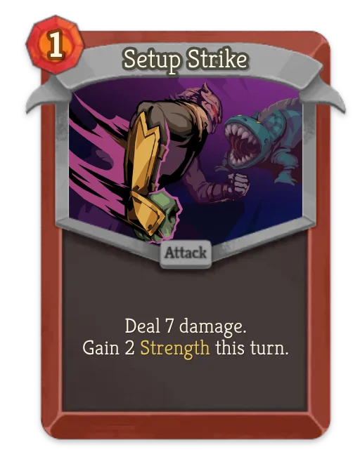 Setup Strike card art