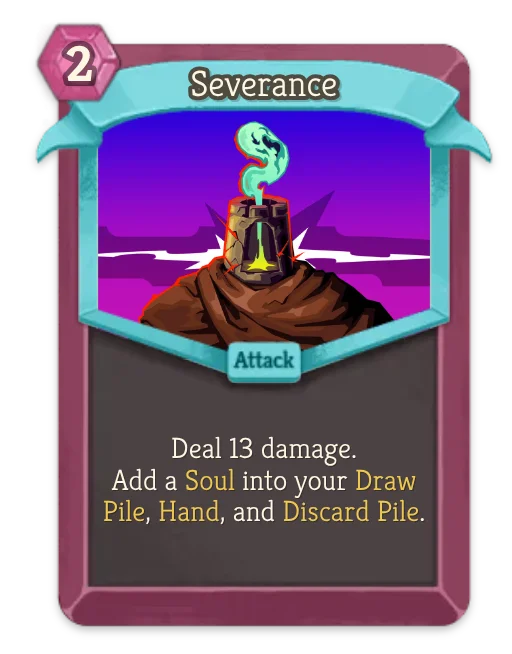 Severance card art