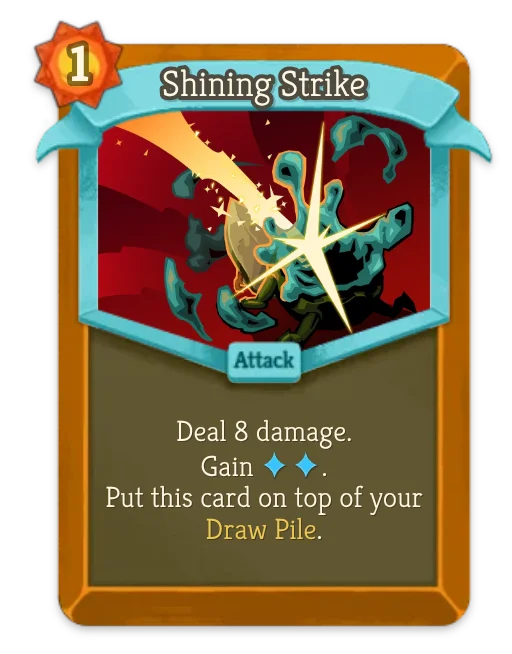 Shining Strike card art