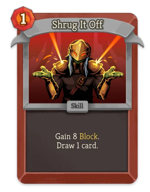 Shrug It Off card art
