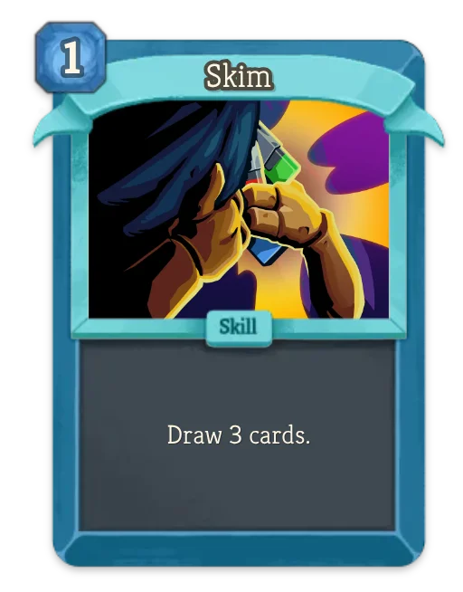 Skim card art