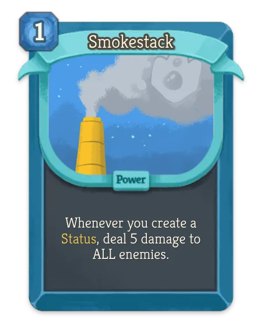 Smokestack card art