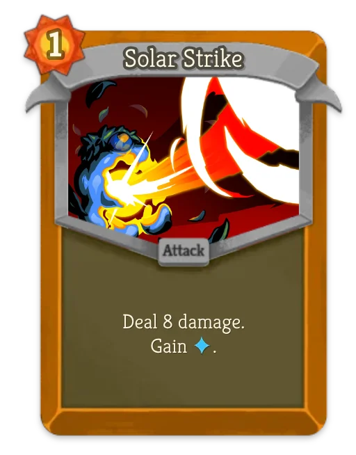 Solar Strike card art