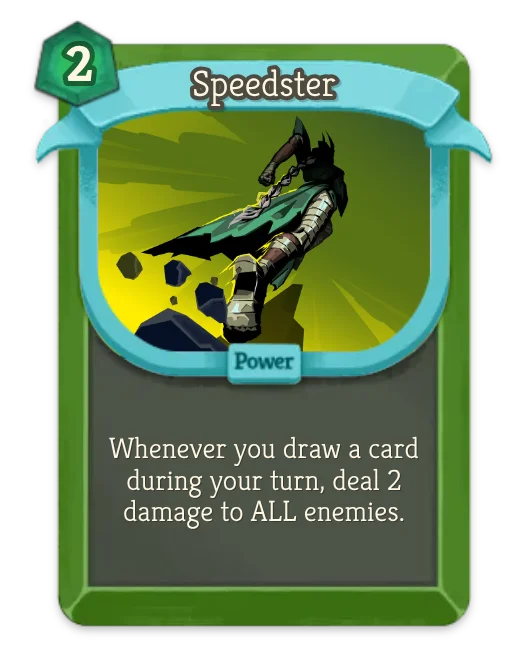 Speedster card art