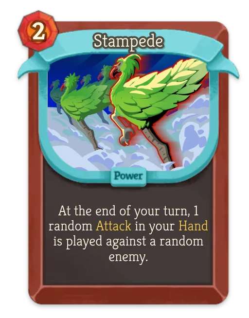 Stampede card art