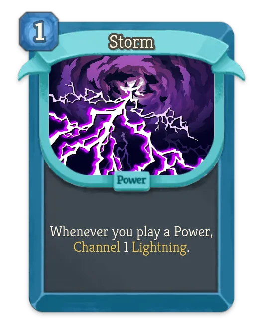 Storm card art