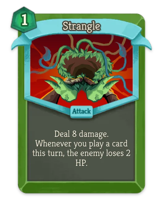 Strangle card art